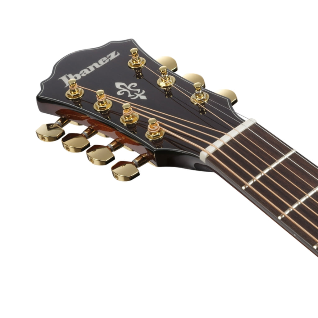 Ibanez - AE3007FMH 7-String Acoustic Guitar - Tobacco Edge Burst High Gloss