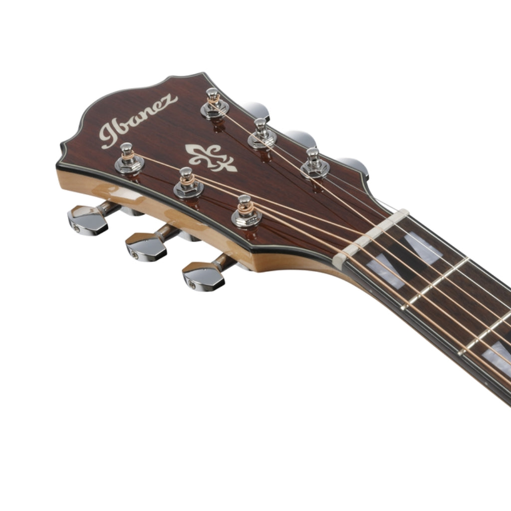 Ibanez AE170N Natural High Gloss Top Transparent Red High Gloss Back and Sides Acoustic Guitar