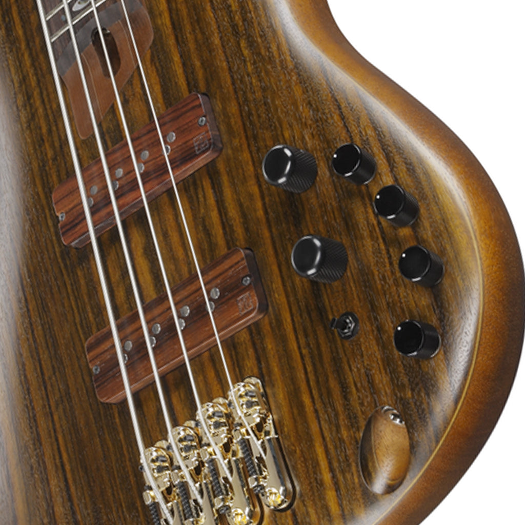 Ibanez SR5500 Prestige Bass Rosewood Fretboard and Case Mocha Flat