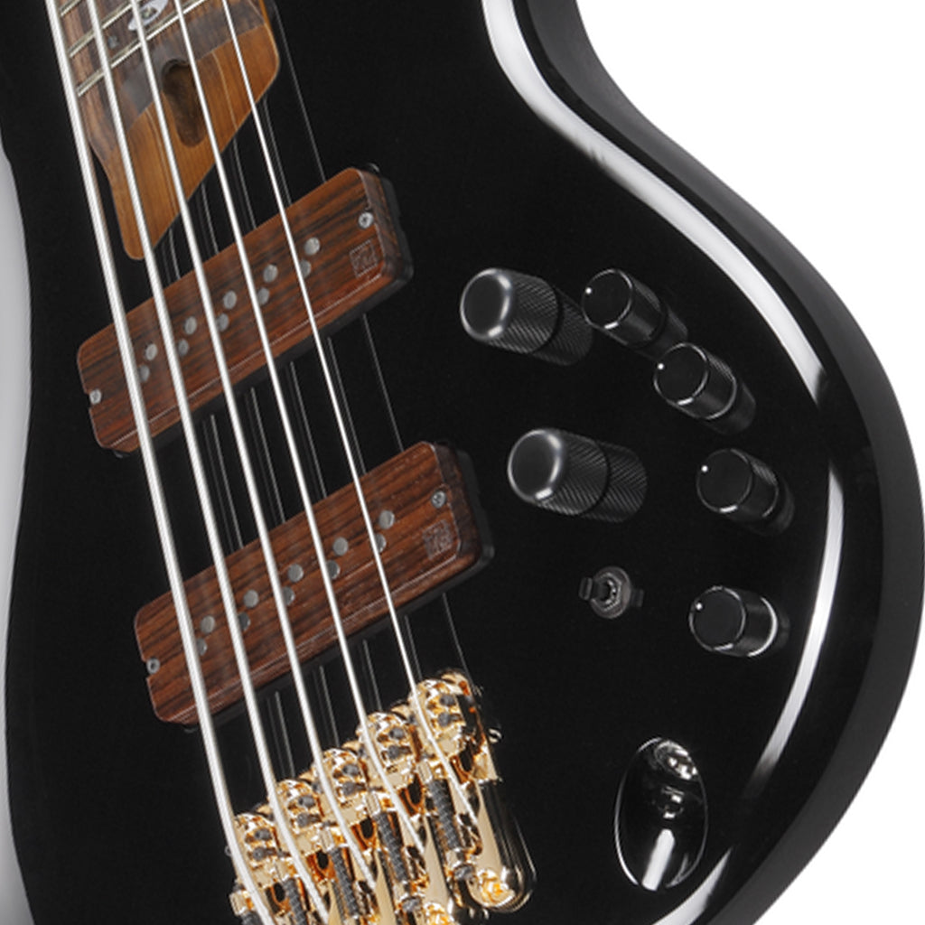 Ibanez SR3505 Prestige 5 String Bass Alder Body and Case Black