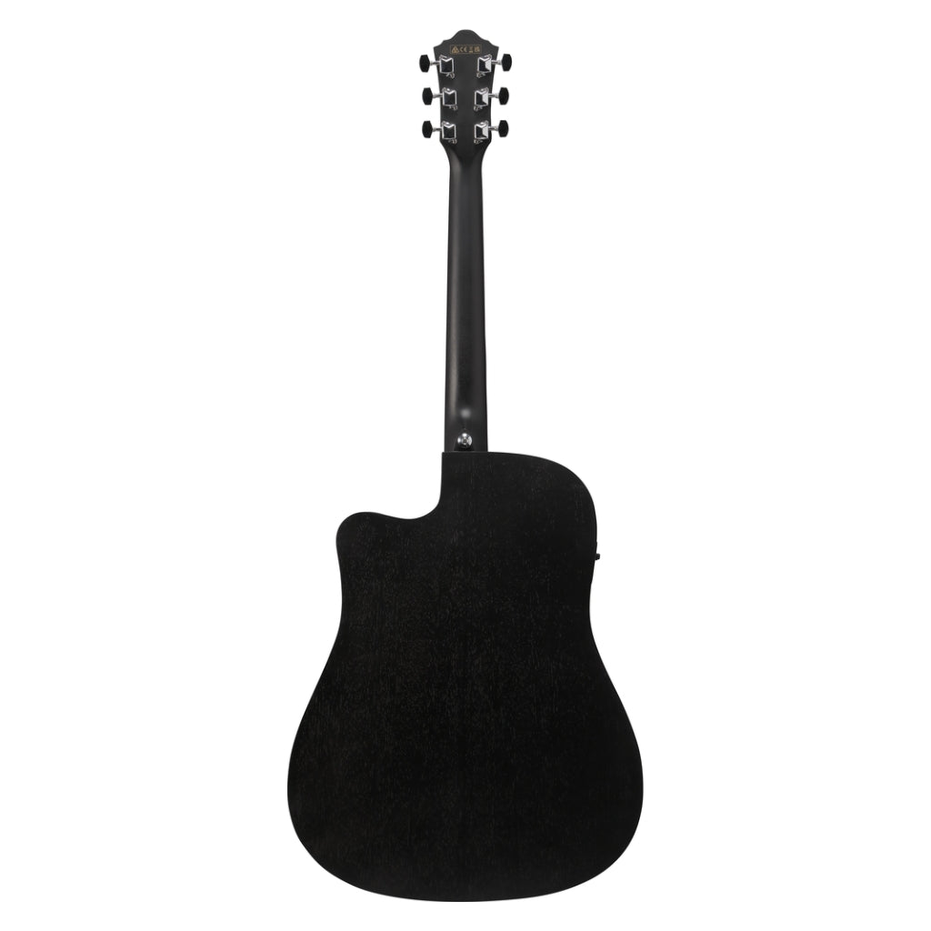 Ibanez - VC44CE Acoustic Guitar - Open Pore Weathered Black
