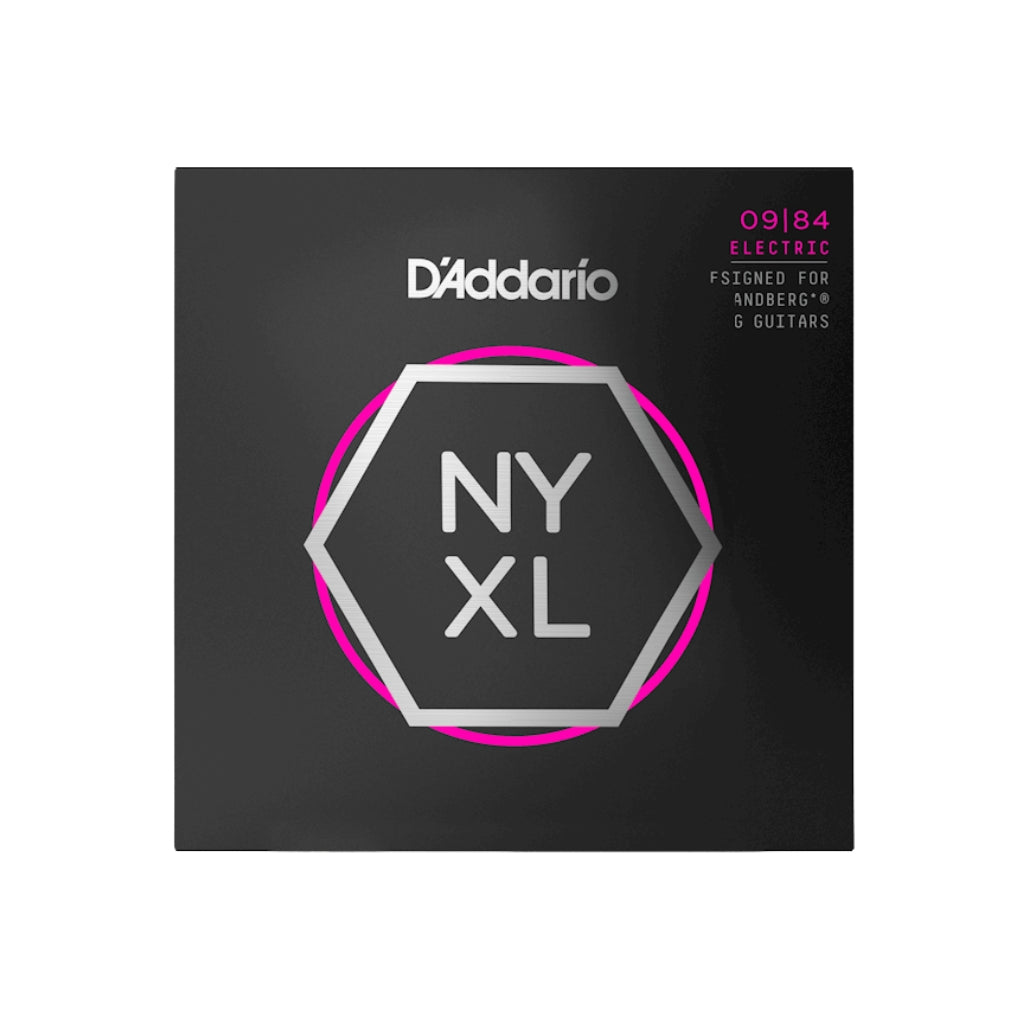 D'Addario - NYXL0984SB NYXL Nickel Wound Electric Guitar Strings - .009-.084 Custom Light 8-string