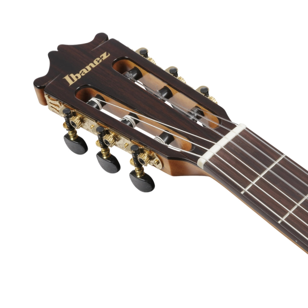 Ibanez - GA360TCE Nylon String Classical Body Acoustic Guitar - Transparent Black High Gloss