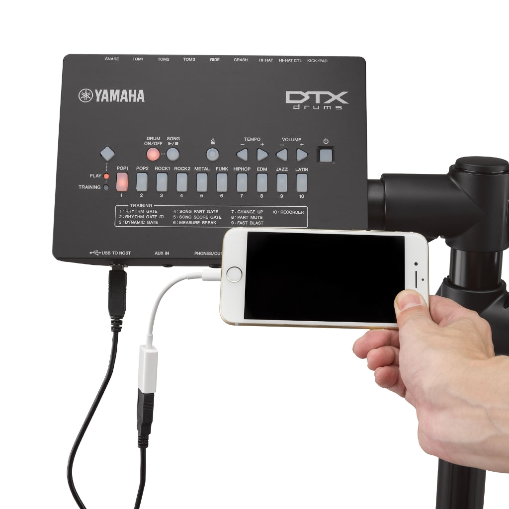 Yamaha - DTX432KPLUS Electronic Drum Set - Bundle