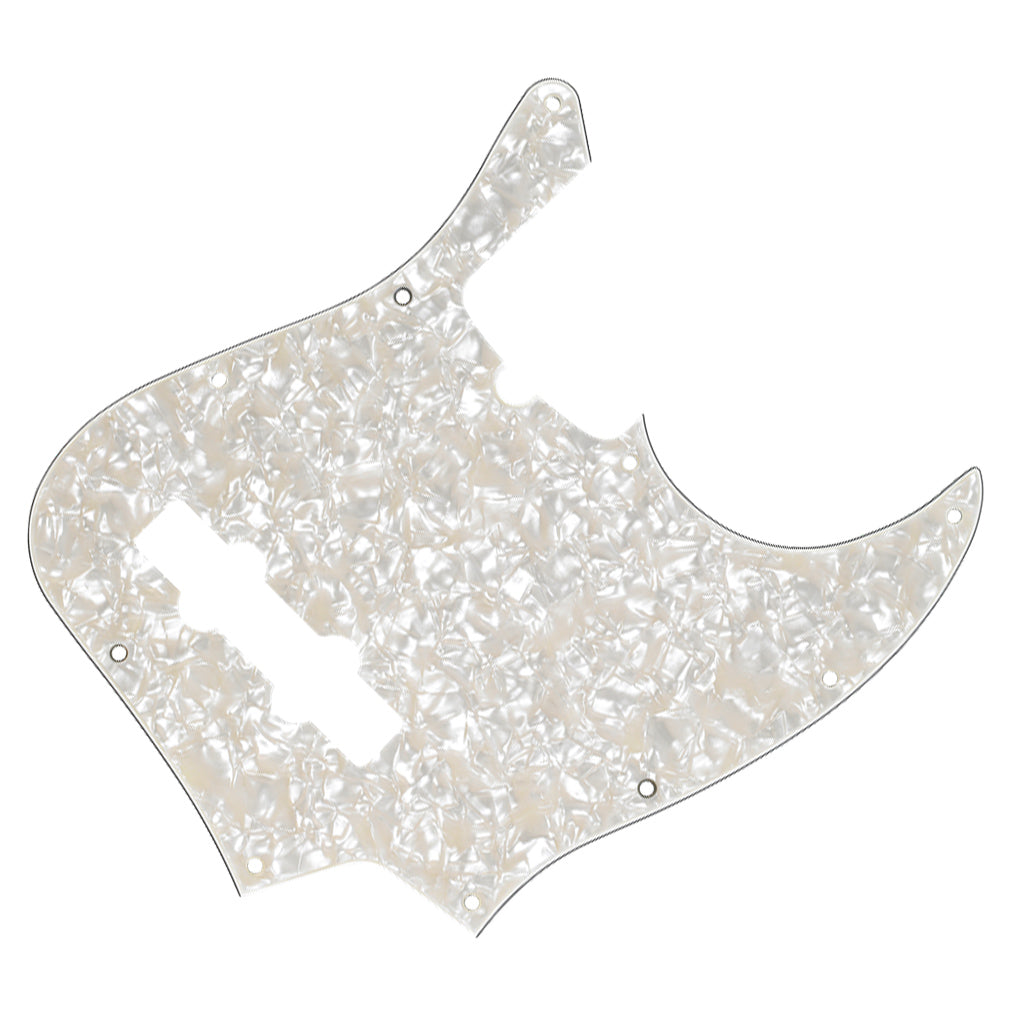 Pickguard Jazz Bass 10 Hole Aged Glass Sparkle