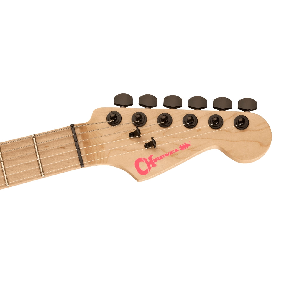 Charvel - Limited Edition Sean Long Signature Pro-Mod San Dimas Electric Guitar - Neon Pink, Maple Fingerboard