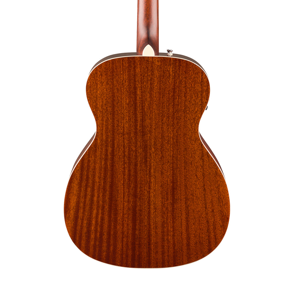 Fender California Deluxe Monterey E w/Ivory Pickguard Acoustic-Electric - Black
