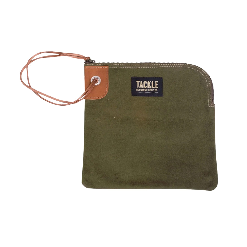 Tackle - BB5102 Zippered Accessory Bag - Forest Green