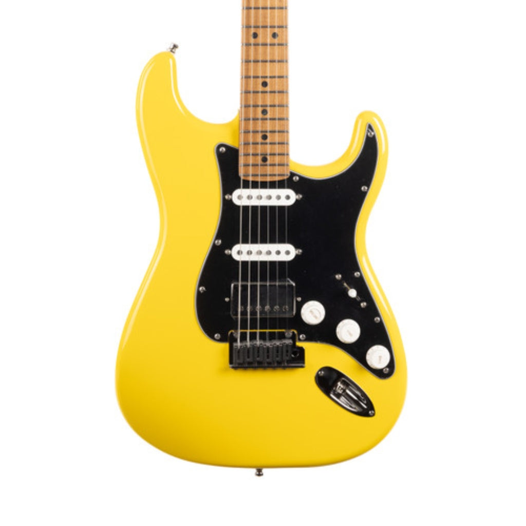 Fender American Ultra II Limited Edition Stratocaster HSS Roasted Maple Neck - Graffiti Yellow