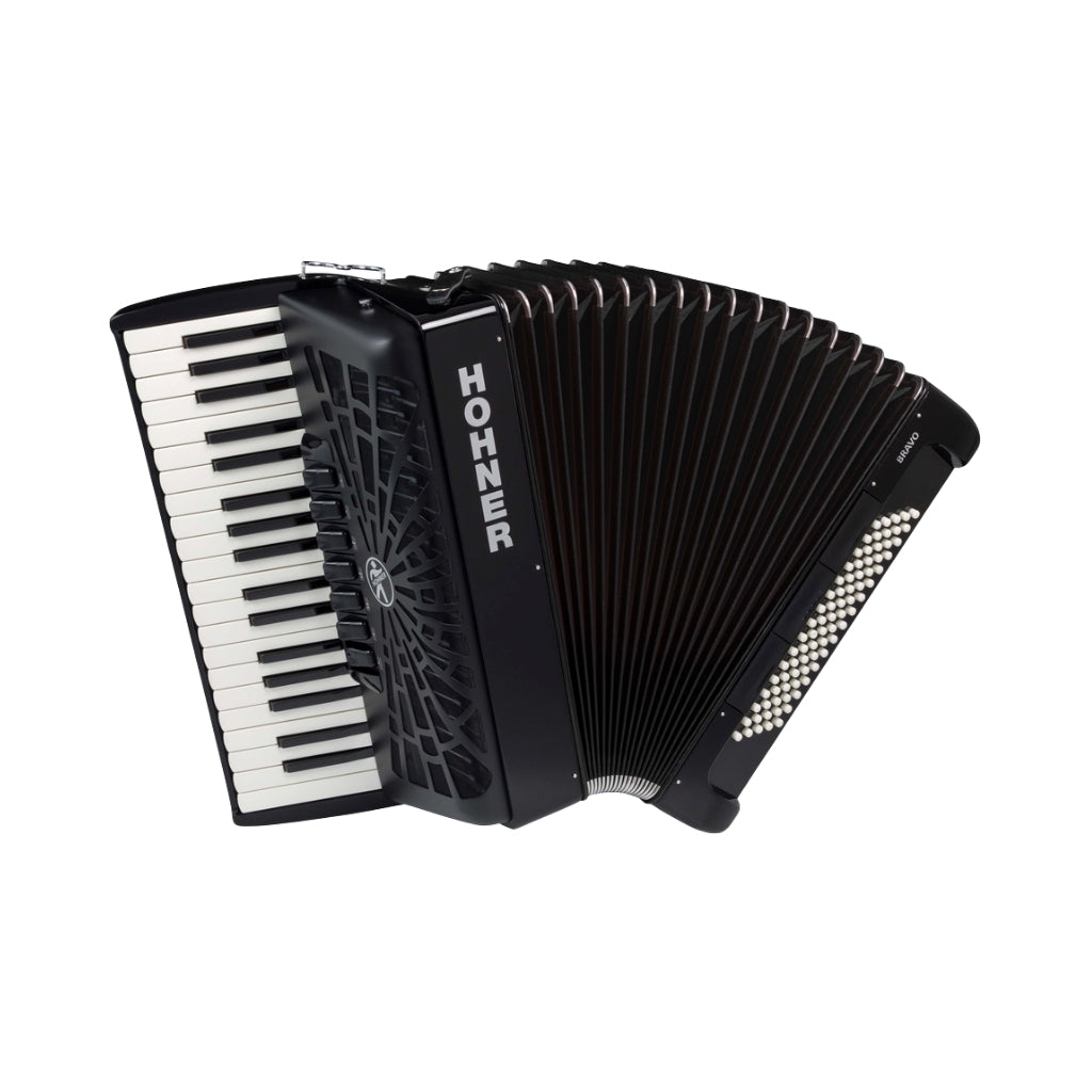 Hohner Bravo III 80 SilentKey Accordion - Black