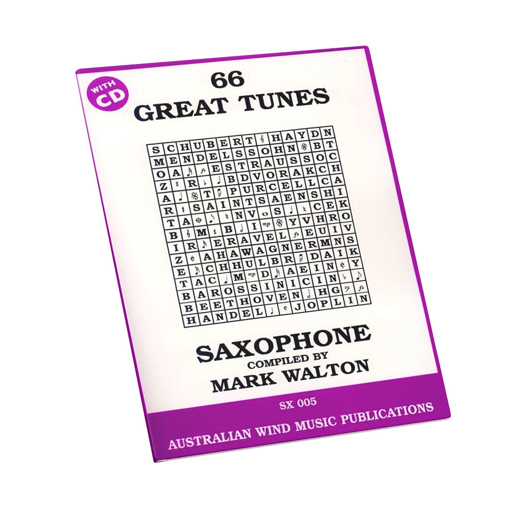66 Great Tunes for Alto Saxophone - Book Books Sky Music
