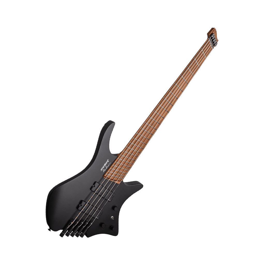 Strandberg Boden Bass Standard 5 String Bass Guitar - Black Metallic Satin