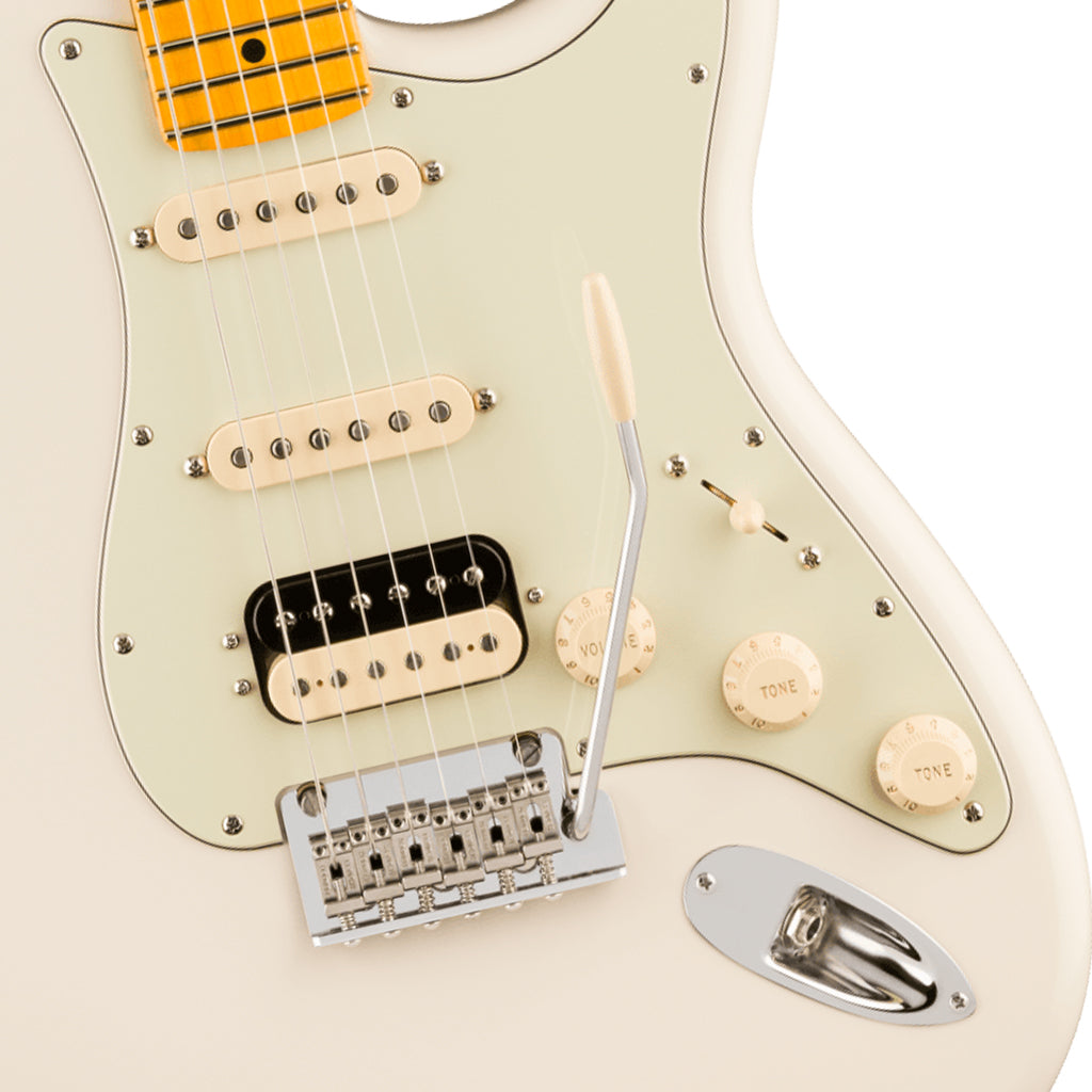 Fender American Professional Stratocaster HSS Maple Electric Guitar - Olympic White