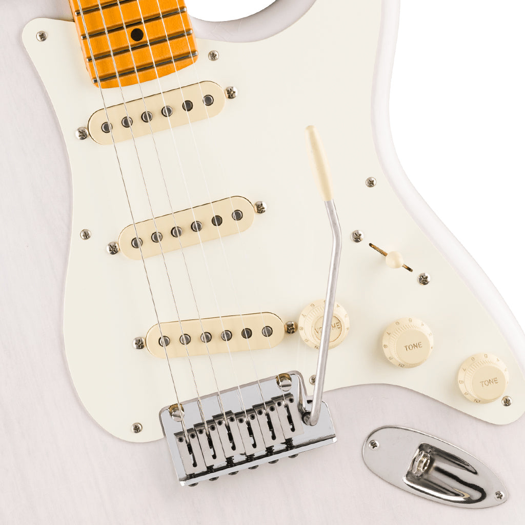 Fender American Ultra Luxe '50s Stratocaster - Maple Fingerboard - White Blonde