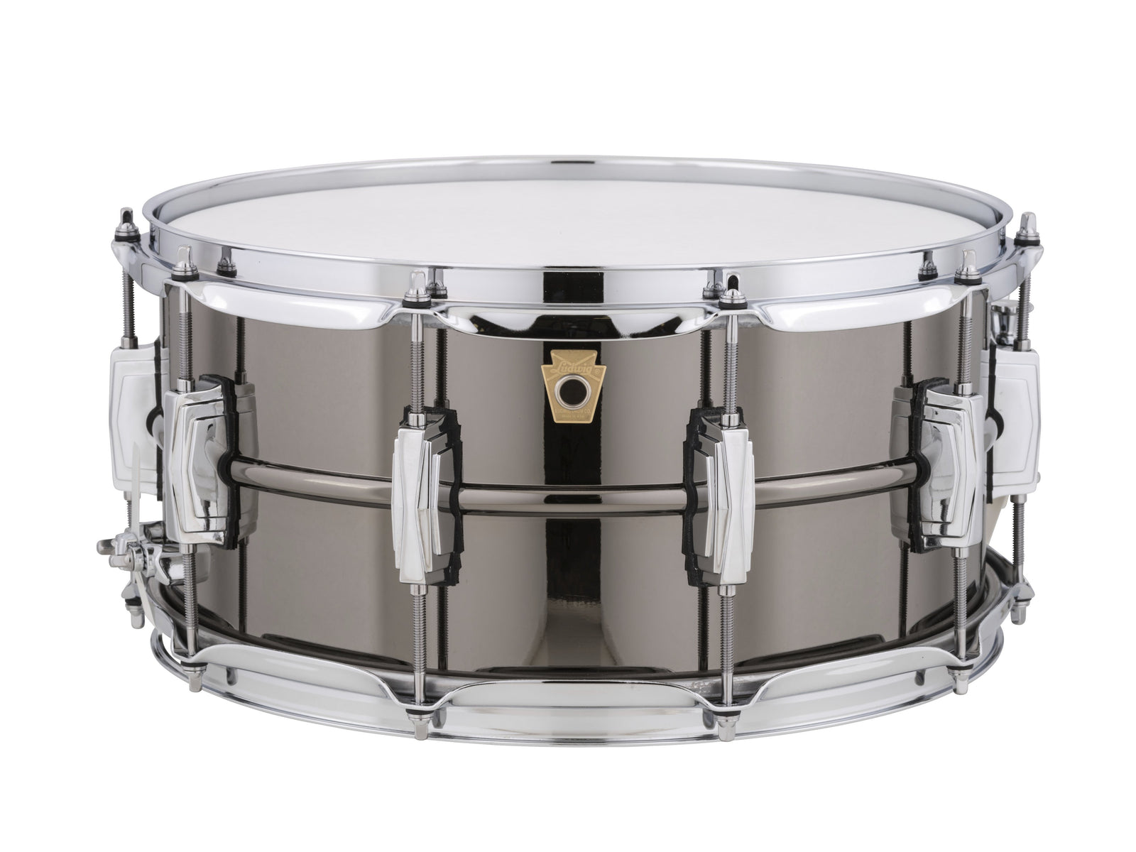 Ludwig Black Beauty Brass Smooth Shell with Imperial Lugs - 14"x6.5"