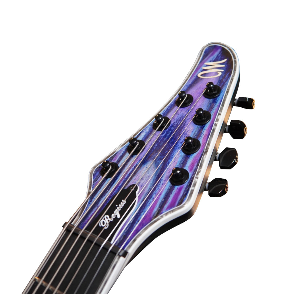 Mayones Regius Gothic 8 Electric Guitar - Custom Blue Violet
