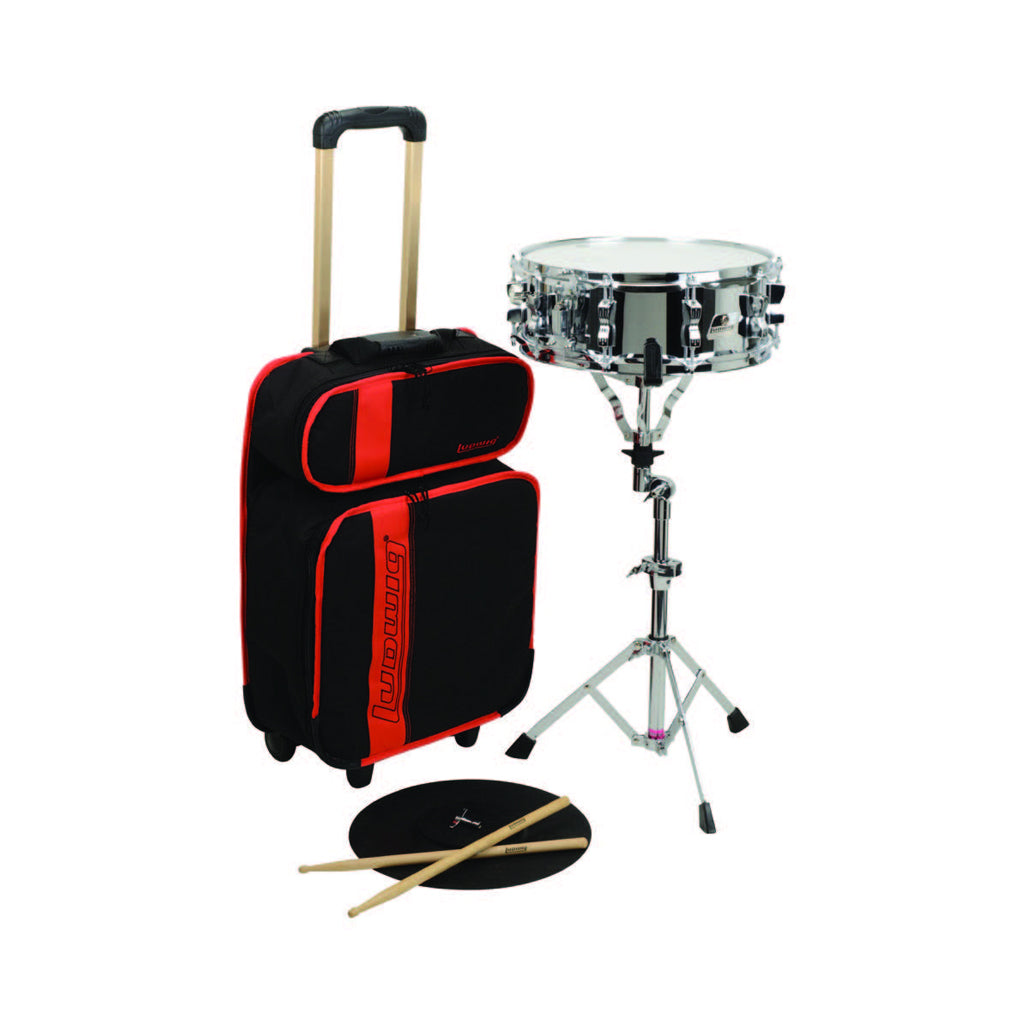 Ludwig Musser LM2477RBR Snare Drum Kit with Rolling Bag