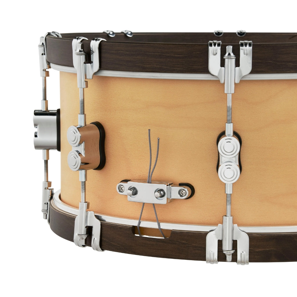 PDP - Concept Maple Classic Snare Drum - 6.5 x 14-inch - Walnut with Natural Hoops