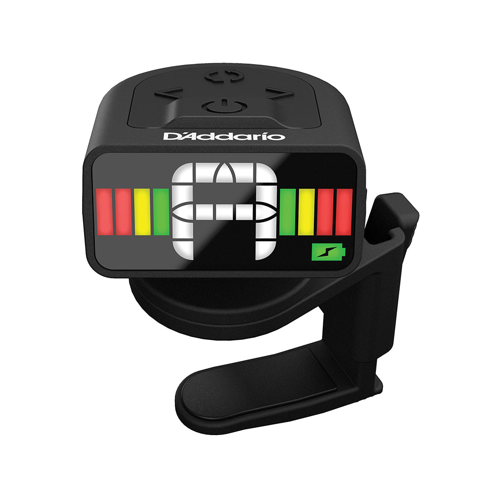 D'Addario Rechargeable Micro Headstock Tuner