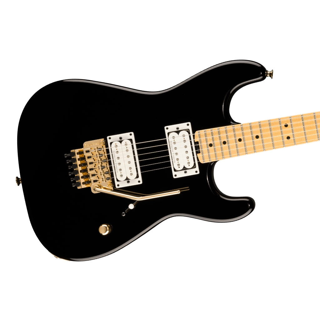 Charvel - American Neo-Classic San Dimas SD1 HH FR Electric Guitar - Gloss Black, Maple Fingerboard