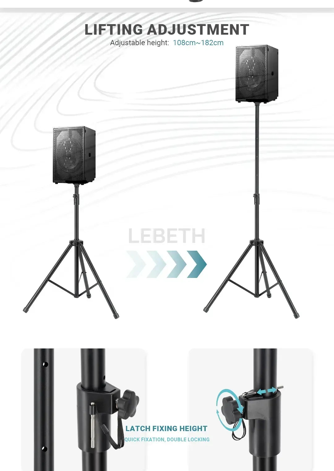 Lebeth Speaker Stand SPS-025