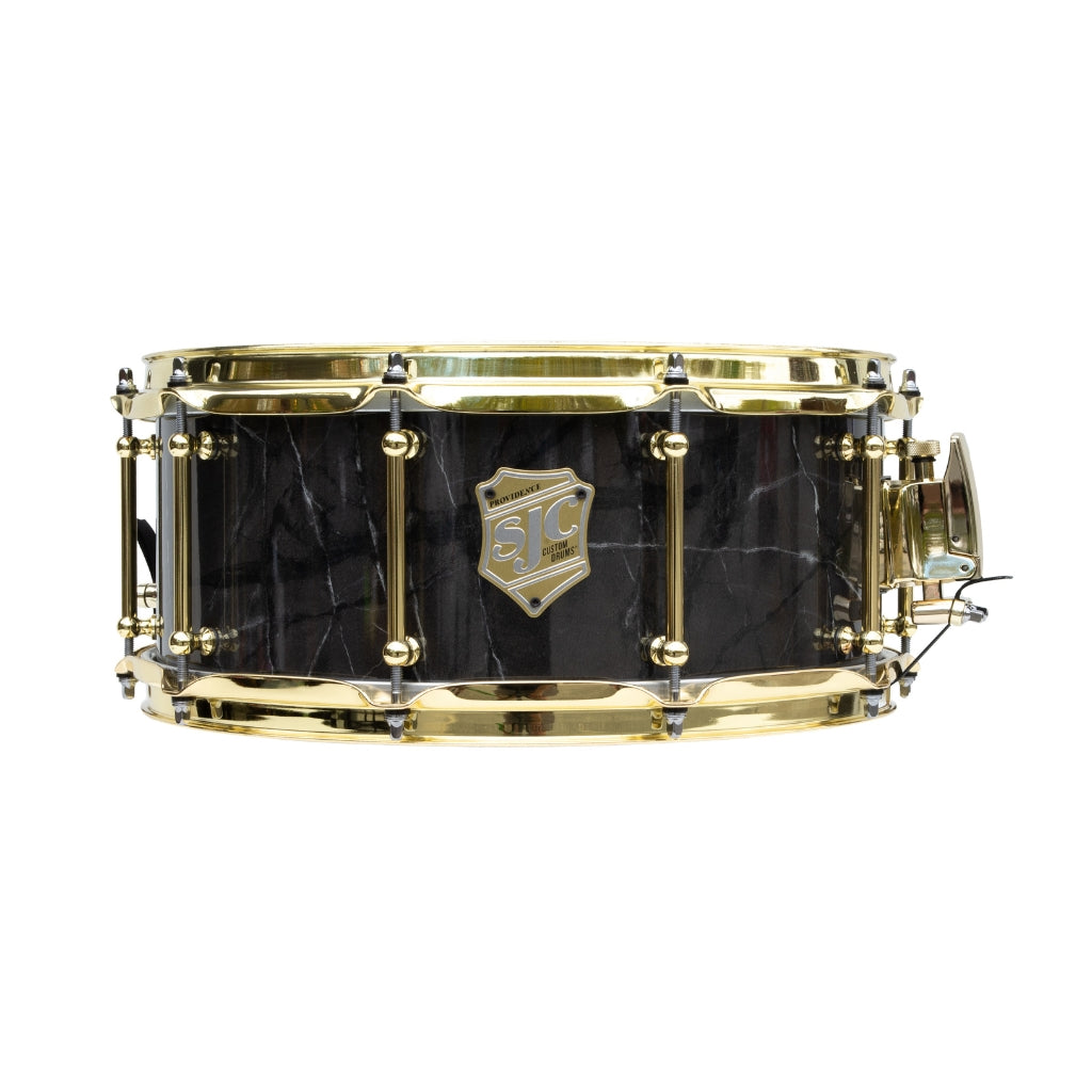 SJC Custom Drums - Providence Series Snare Drum 6 x 14-inch - Obsidian Black