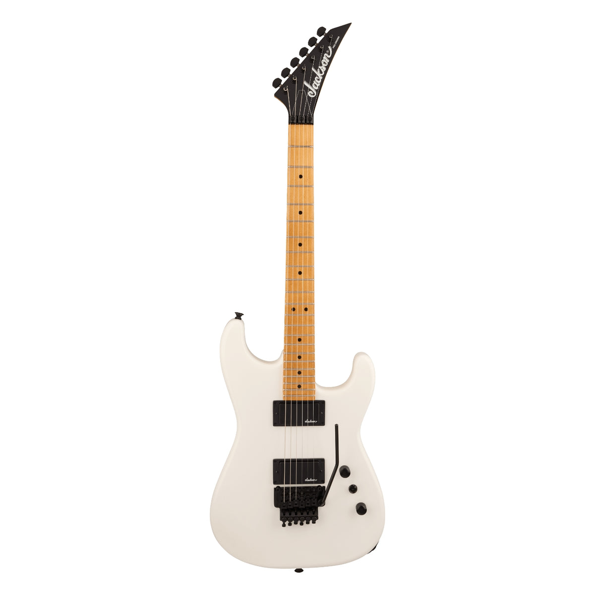 Jackon - Pro Origins 1985 San Dimas SD1 HH FR Electric Guitar - Snow White, Maple Fingerboard