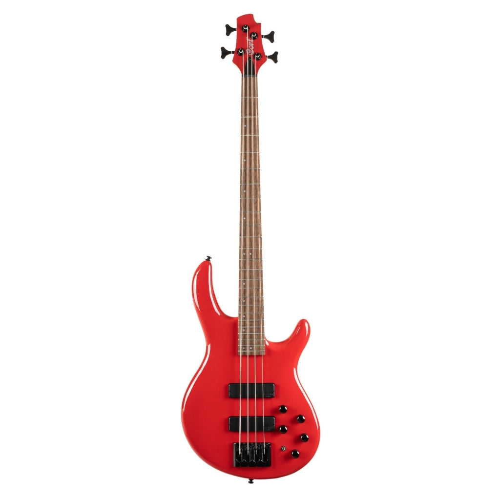 Cort - C4 Deluxe Bass Guitar - Candy Red