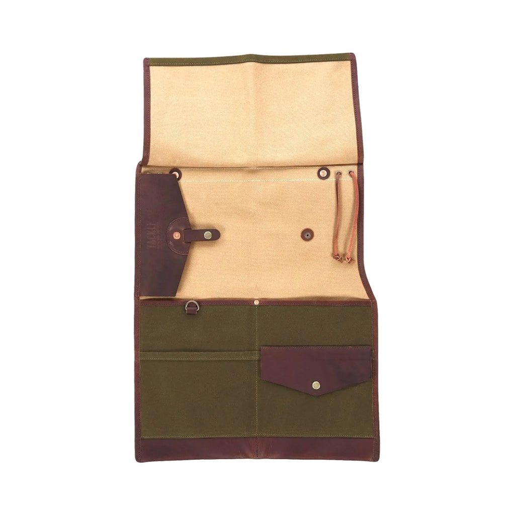 Tackle - Waxed Canvas Bi-Fold Stick Bag - Forest Green