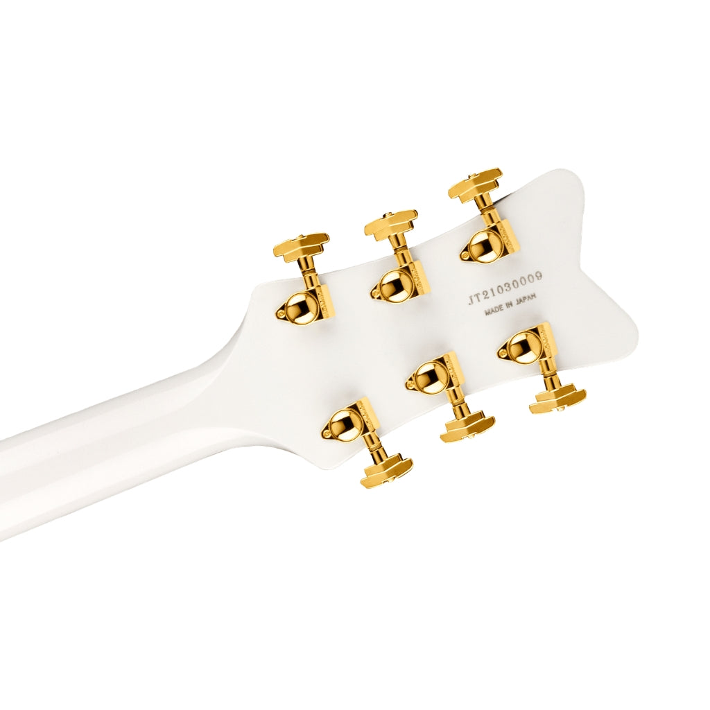 Gretsch - G6136TG-LH Players Edition Falcon Left-Handed Electric Guitar - White, Ebony Fingerboard
