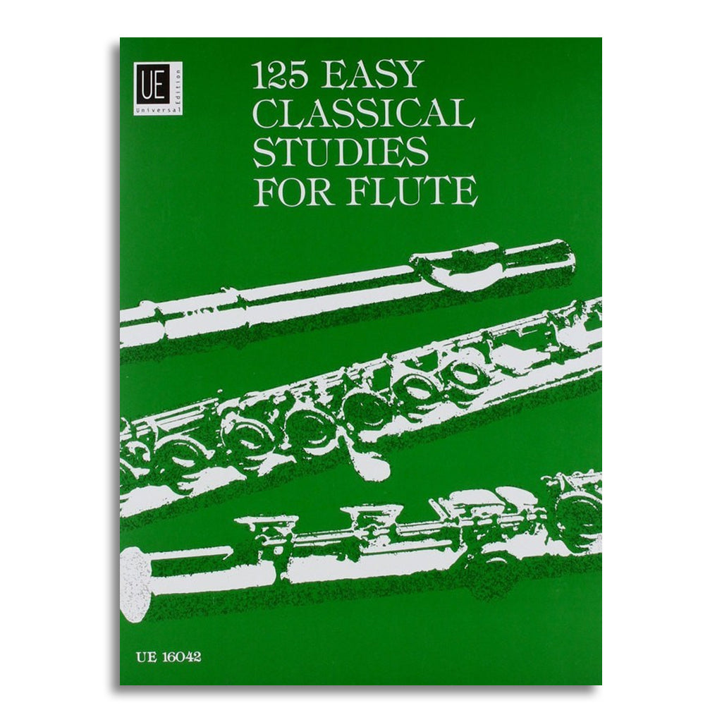 Universal Edition 125 Easy Classical Studies For Flute