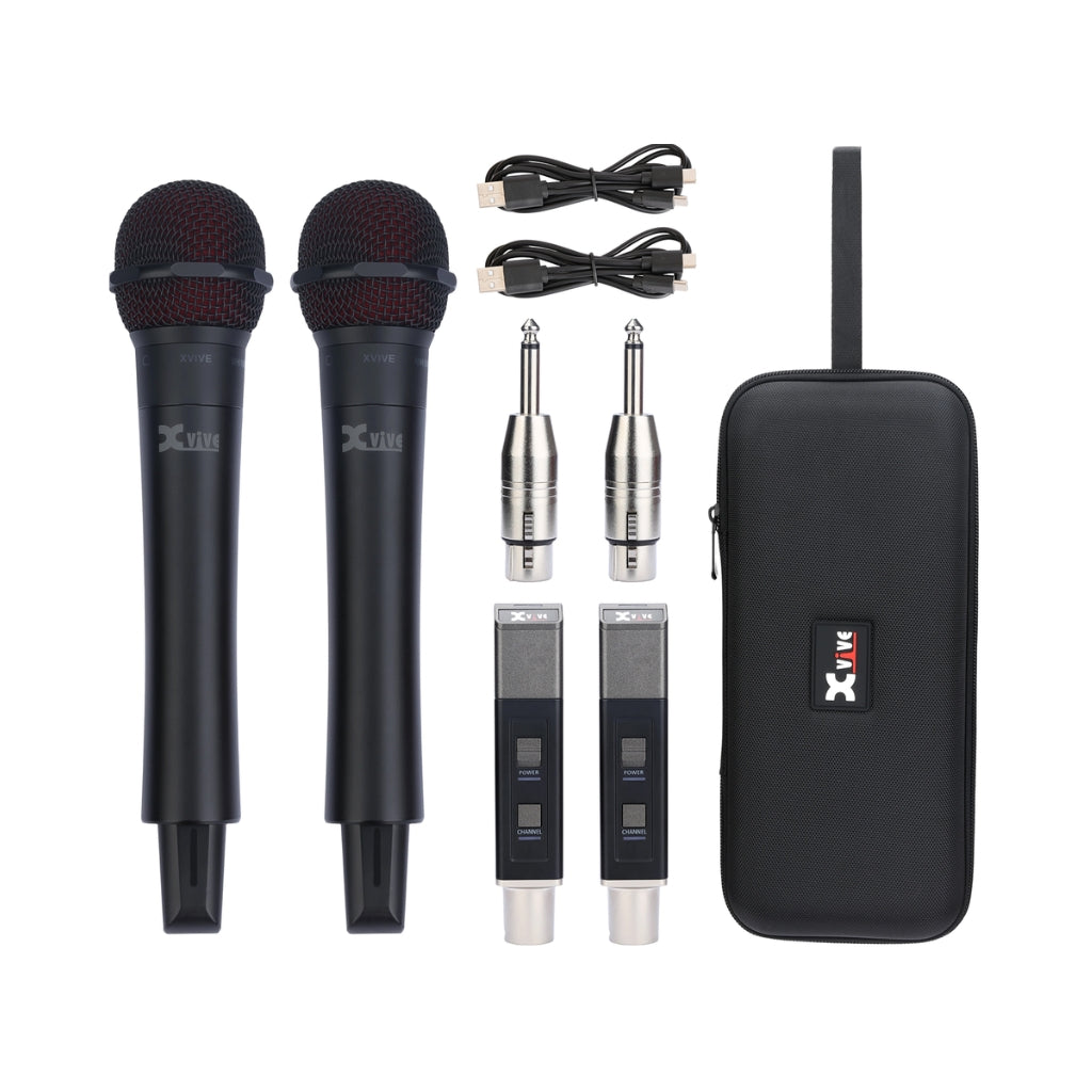 Xvive M5D Dual 5.8Ghz Handheld Microphone Wireless System