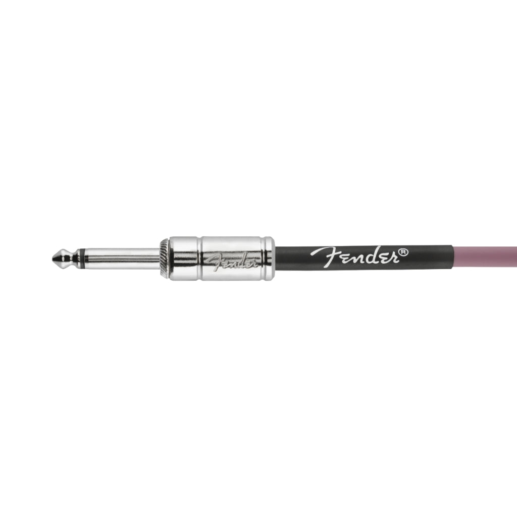Fender - Contour Series Straight to Straight Instrument Cable - 15 foot Burgundy Mist