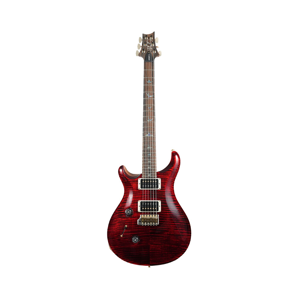 PRS Wood Library - Custom 24 Left-Handed 10-Top Electric Guitar - Red Tiger, Flame Top