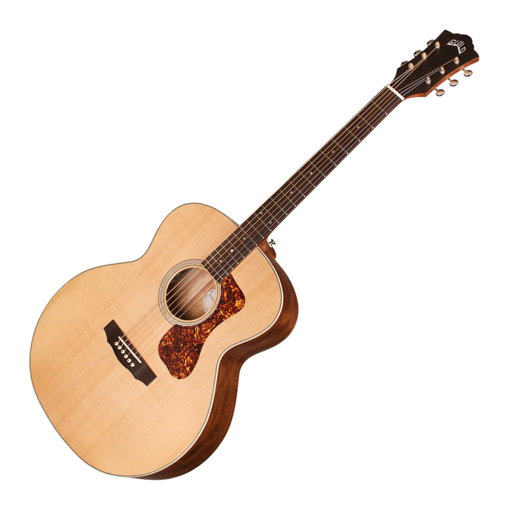 Guild BT-240E Baritone Natural Archback Jumbo Acoustic Guitar w/Bag