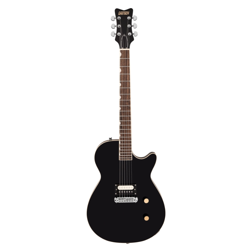 Gretsch Streamliner Jet 1 Pickup Electric Guitar - Jet Black, Laurel Fingerboard