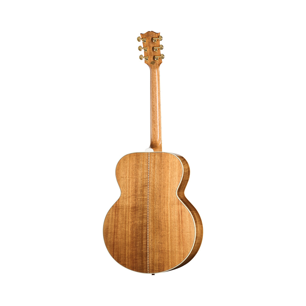 Gibson SJ200 Elegant Koa Acoustic-Electric Guitar - Honey Burst back