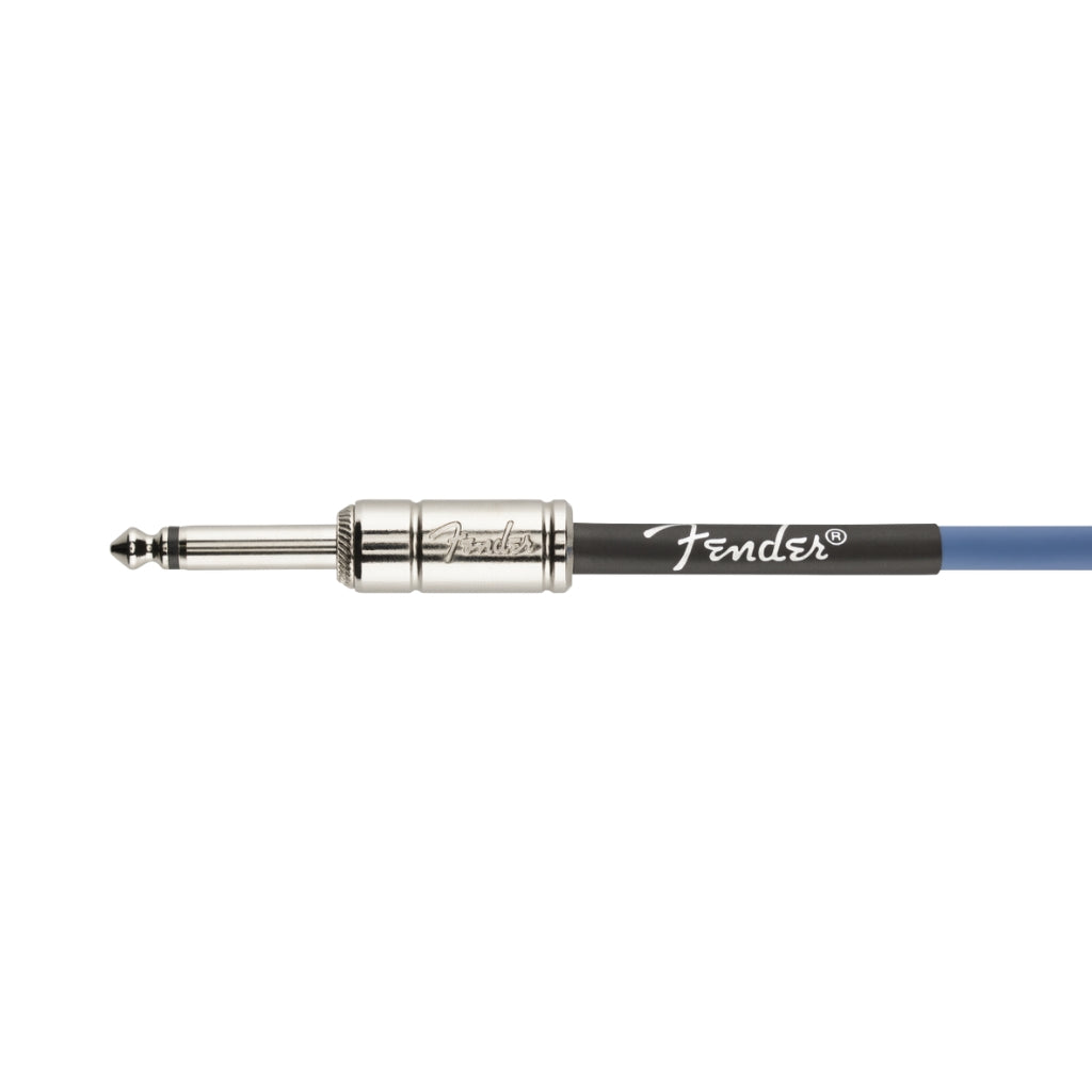 Fender - Contour Series Straight to Straight Instrument Cable - 15 foot Lake Placid Blue