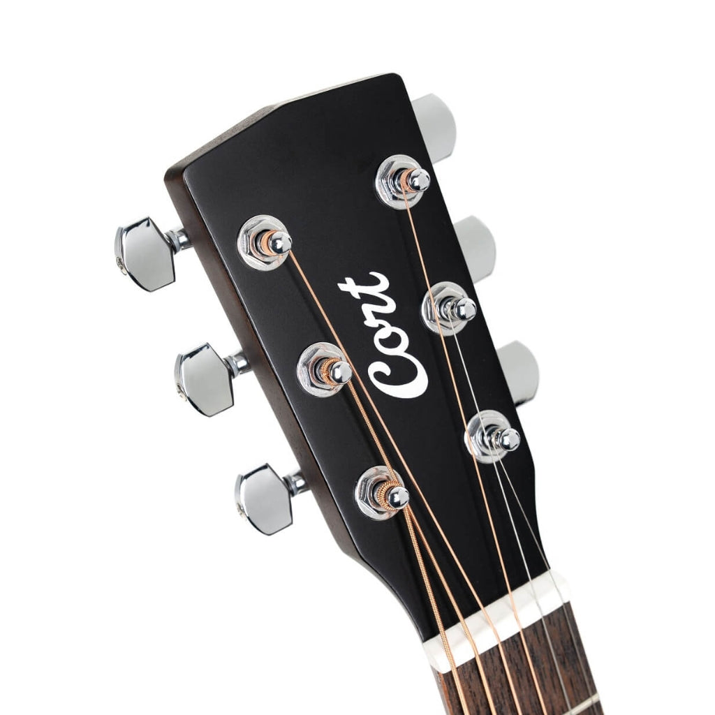 Cort - Standard AD Mini Dreadnought Acoustic Guitar - Open Pore Ivory