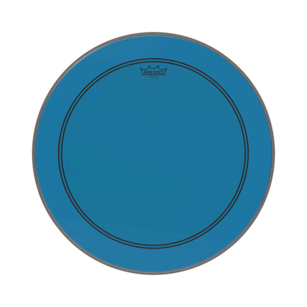 Remo 22" Powerstroke 3 Colortone Bass Drumhead - Blue