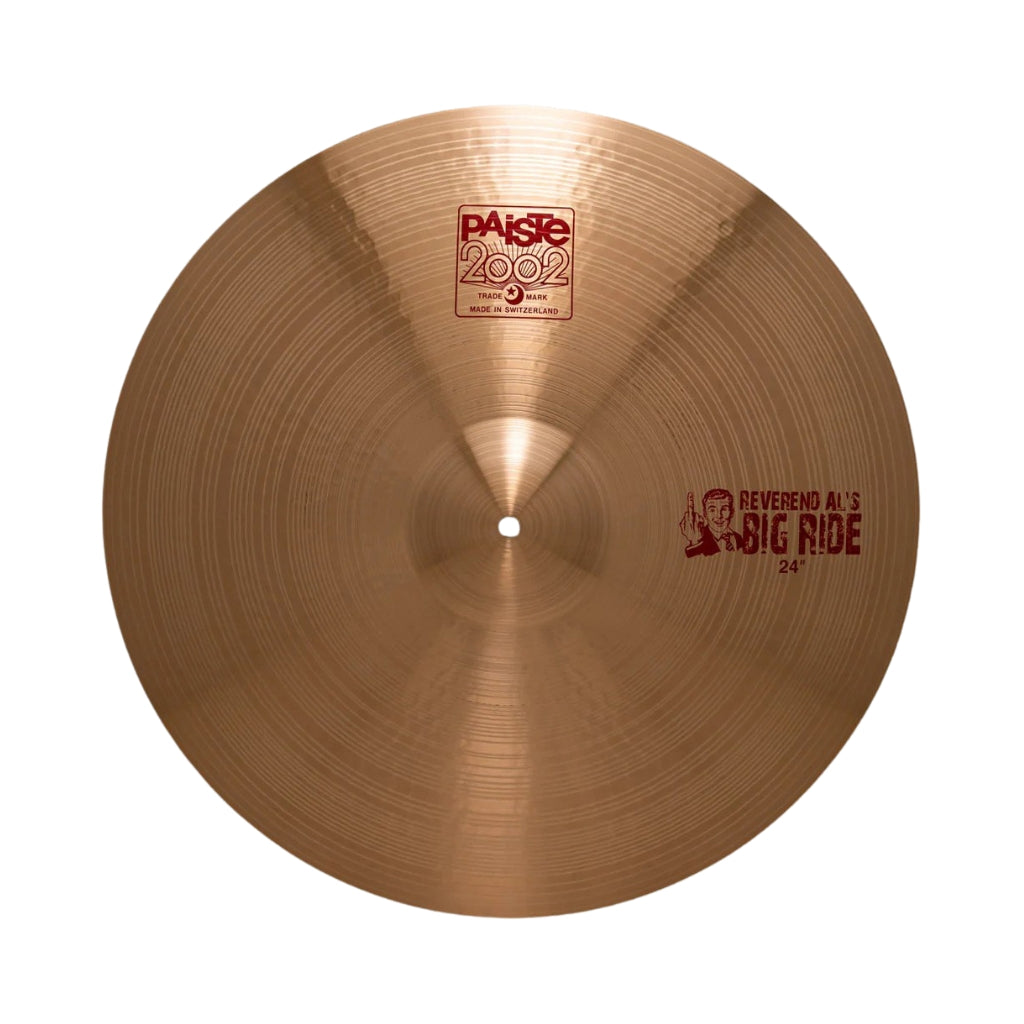 Paiste - 24 inch 2002 Reverend Al&#39;s - Big Ride Cymbal