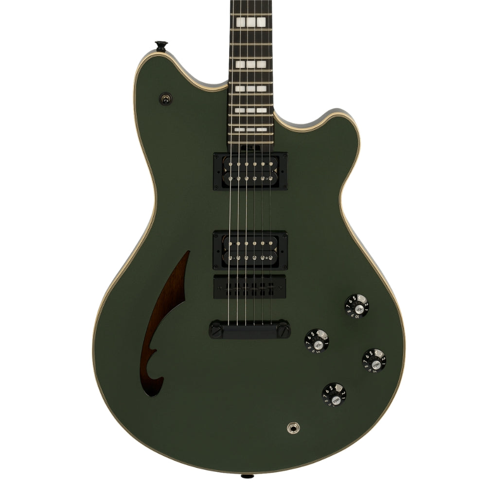 EVH - SA-126 Special Semi-Hollow Electric Guitar - Lambo Green, Ebony Fingerboard