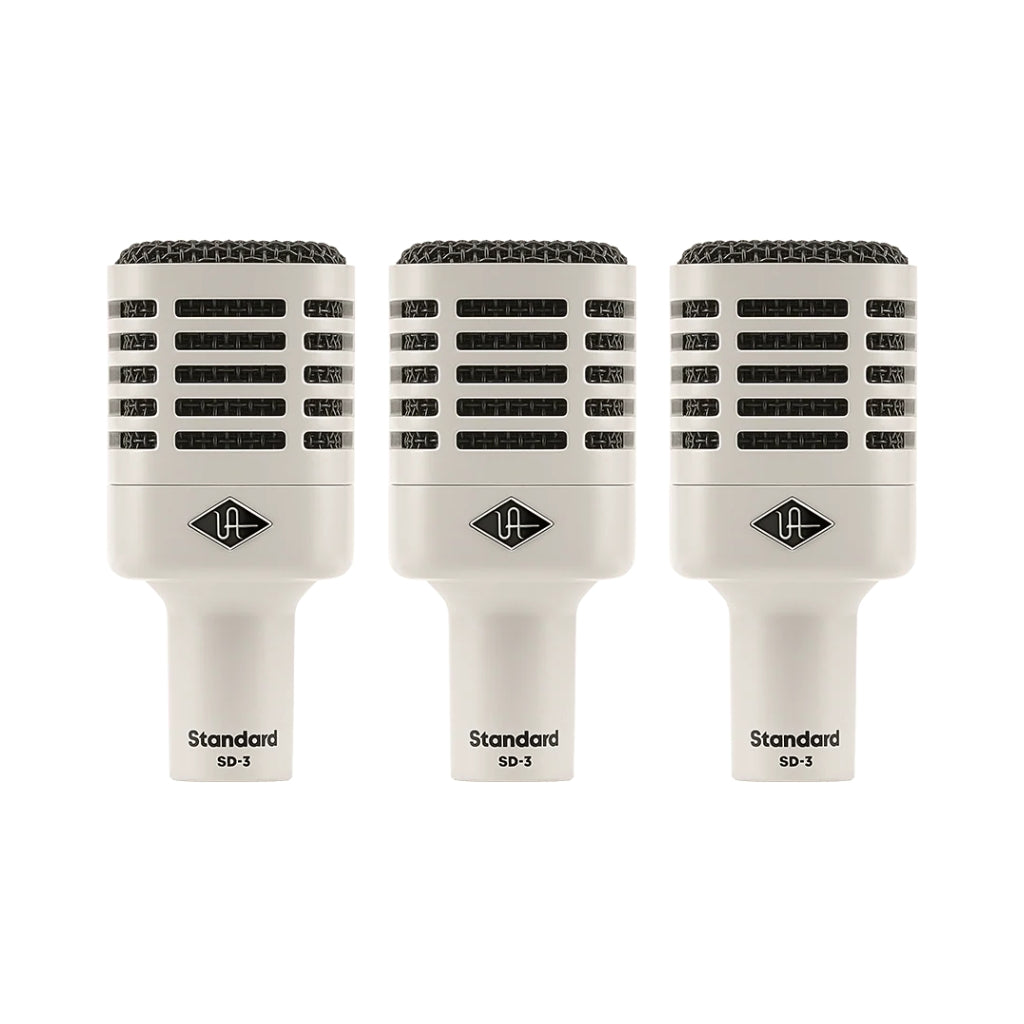 Universal Audio - SD-3 Dynamic Microphone Bundle with Hemisphere Modeling - 3 Pack