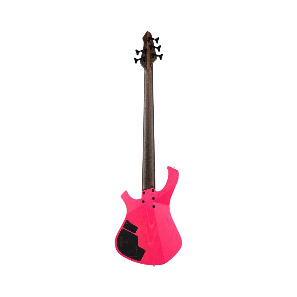 Mayones Ori Enji 5 Bass Guitar - Monolith Hot Pink