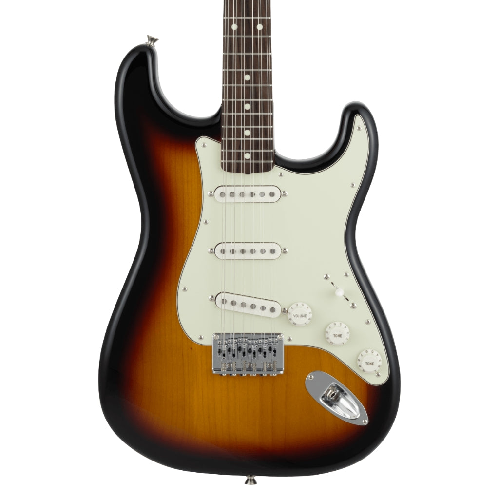 Fender - Made in Japan 12-String Limited Stratocaster - 3-Color Sunburst, Rosewood Fingerboard