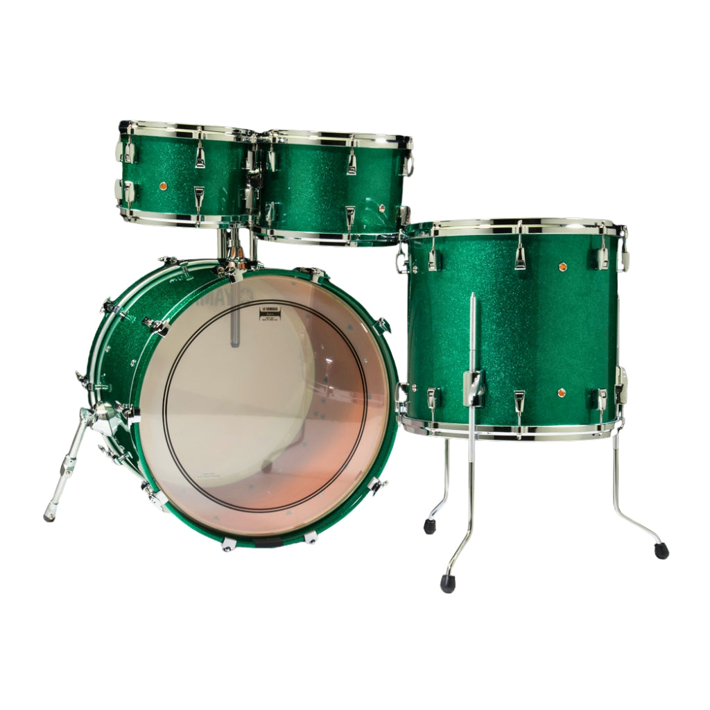 Yamaha - Absolute Hybrid 4-Piece Shell Pack - Jade Green Sparkle