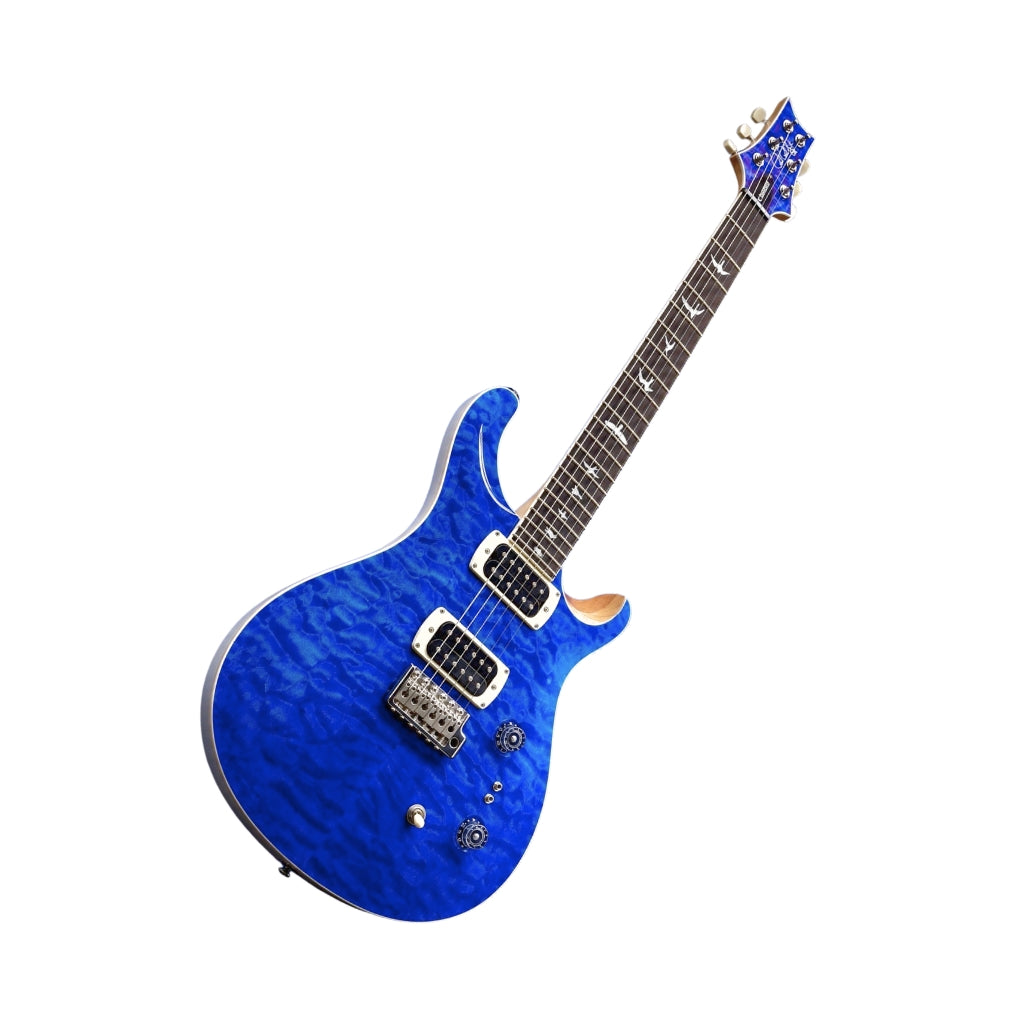 PRS SE Custom 24-08 Quilt Top Electric Guitar - Faded Blue