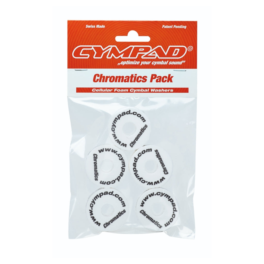 Cympad - Chromatics Coloured Cymbal Washers - White