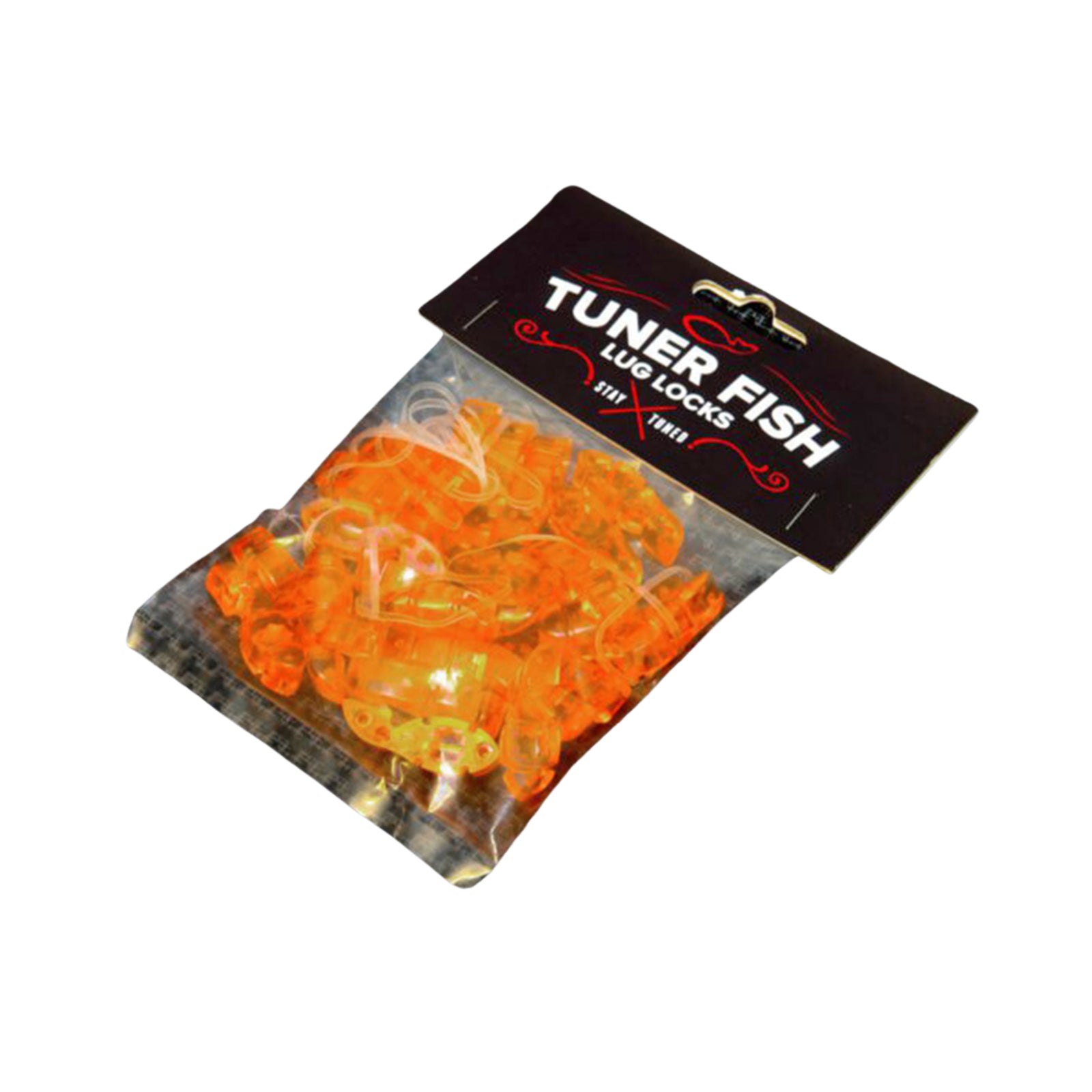 Tuner Fish - Lug Locks Orange - 24 Pack