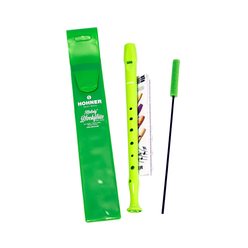 Hohner Melody Blockflote Plastic Baroque Recorder - C Soprano, Violet